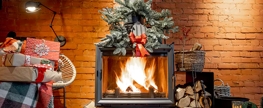 Travis Industries Linear Gas Fireplace Installation in Newark, New Jersey